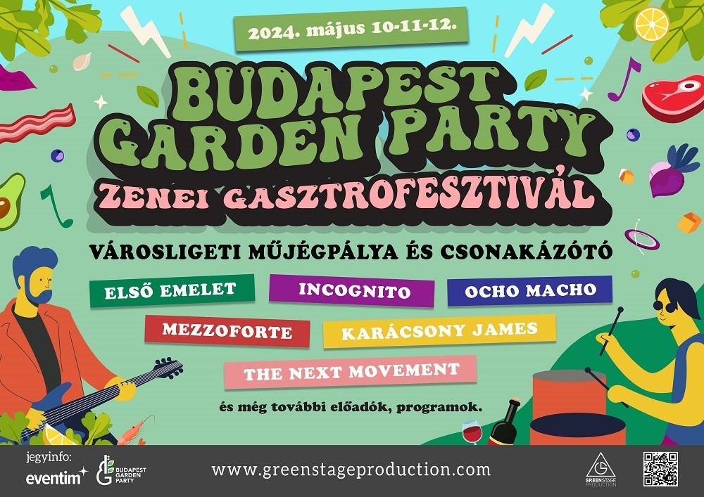 budapest garden party zenei gasztrófesztivál 2024
